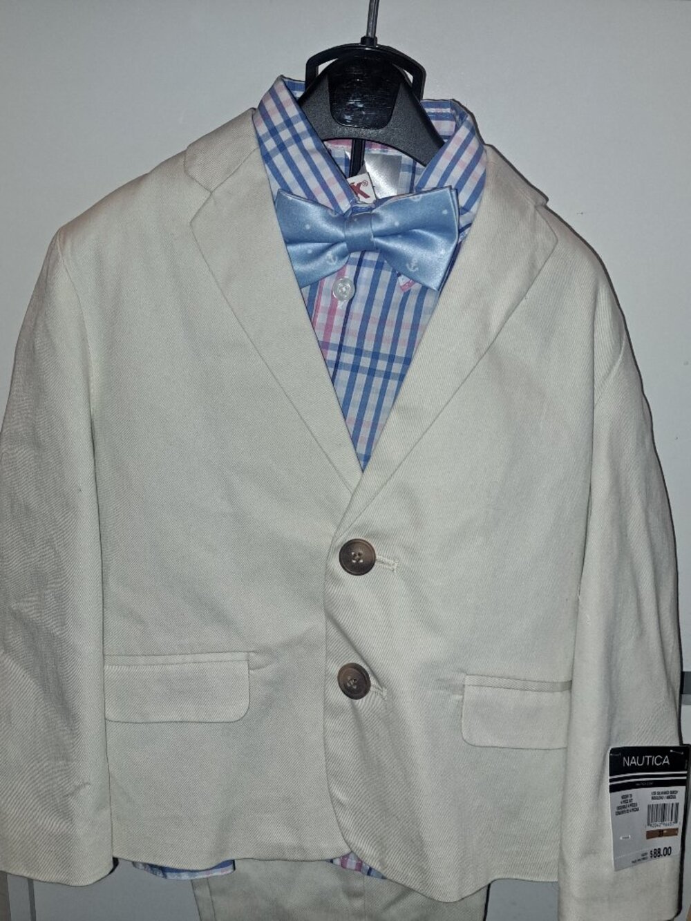 Nwt Nautica Cream White Suit 3t